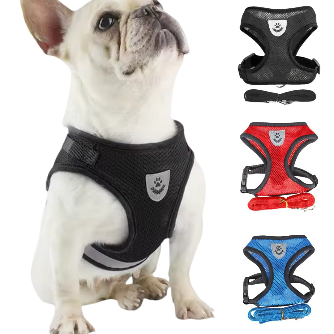 Arnés Pechera Chaleco Para Perro Y Gato