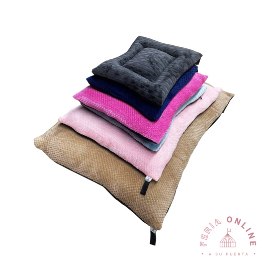 Cama Peluche con Cierre