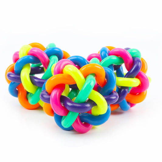 Pelota 7 colores con cascabel